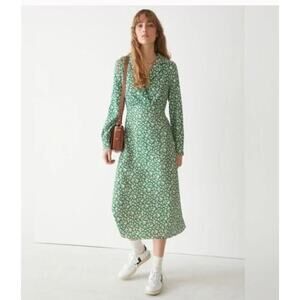 & Other Stories NWOT Green Fruit Novelty Print Dress
